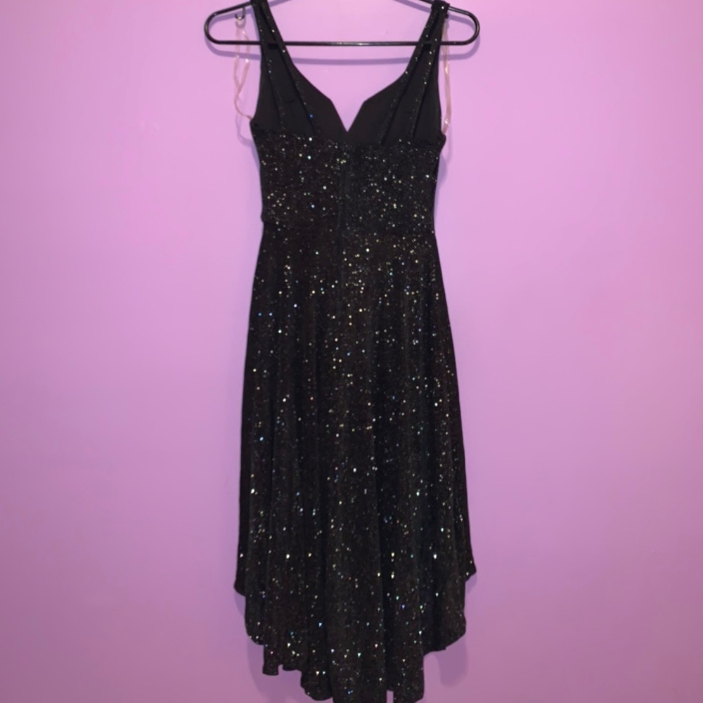 Sparkly black dress